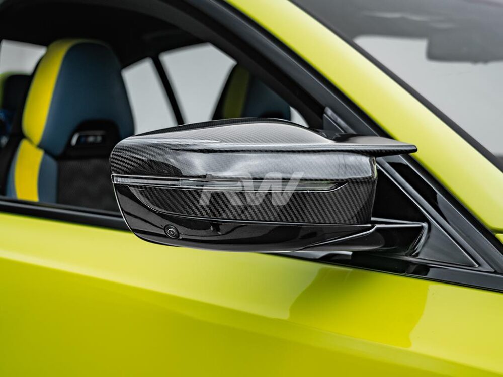 RW Carbon BMW G8X M3/M4/i4 Carbon Fiber Mirror Cap Replacements - Image 11