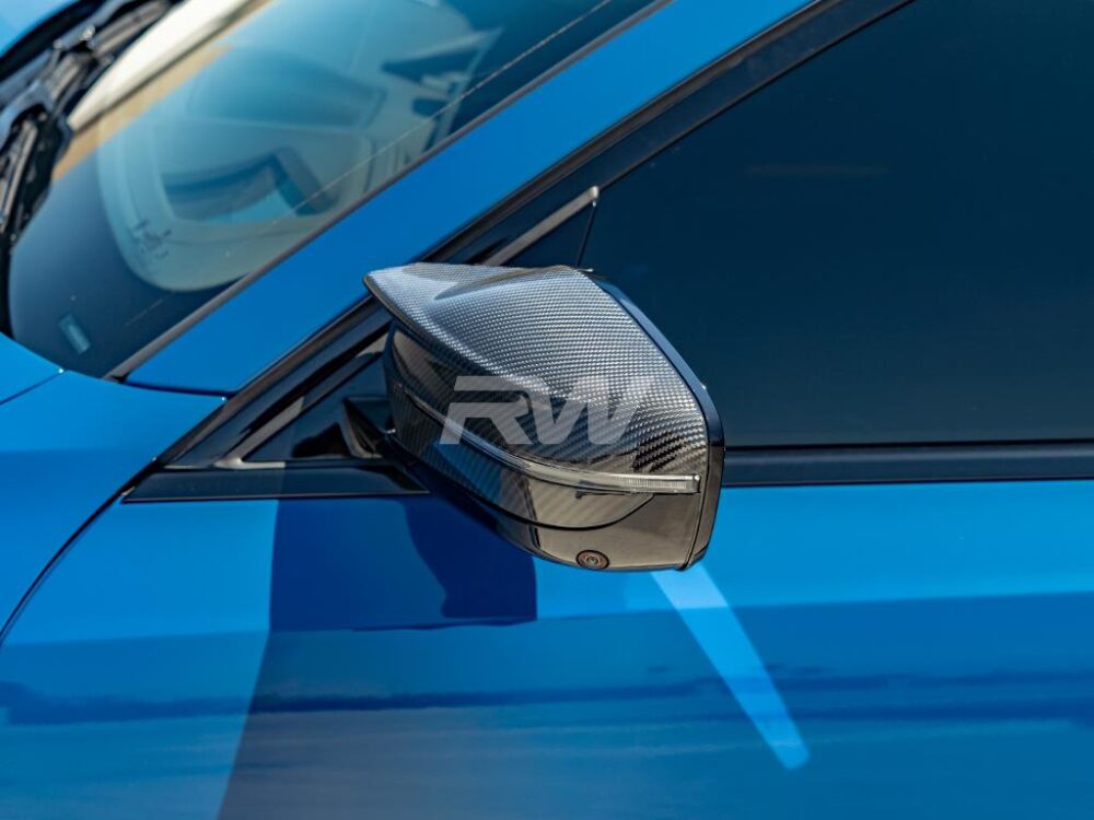 RW Carbon BMW G8X M3/M4/i4 Carbon Fiber Mirror Cap Replacements - Image 14