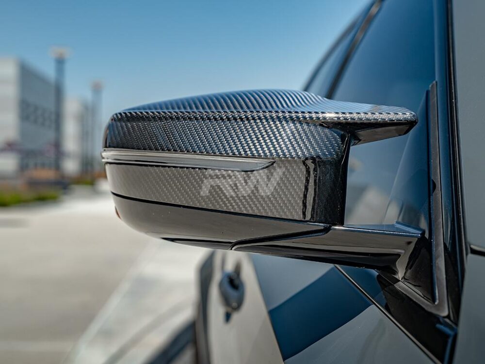 RW Carbon BMW G8X M3/M4/i4 Carbon Fiber Mirror Cap Replacements - Image 4
