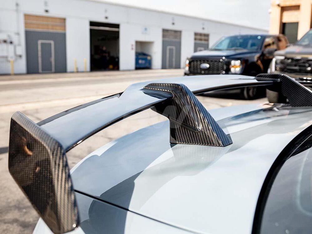 RW Carbon BMW M Style Carbon Fiber Rear Wing - Image 7