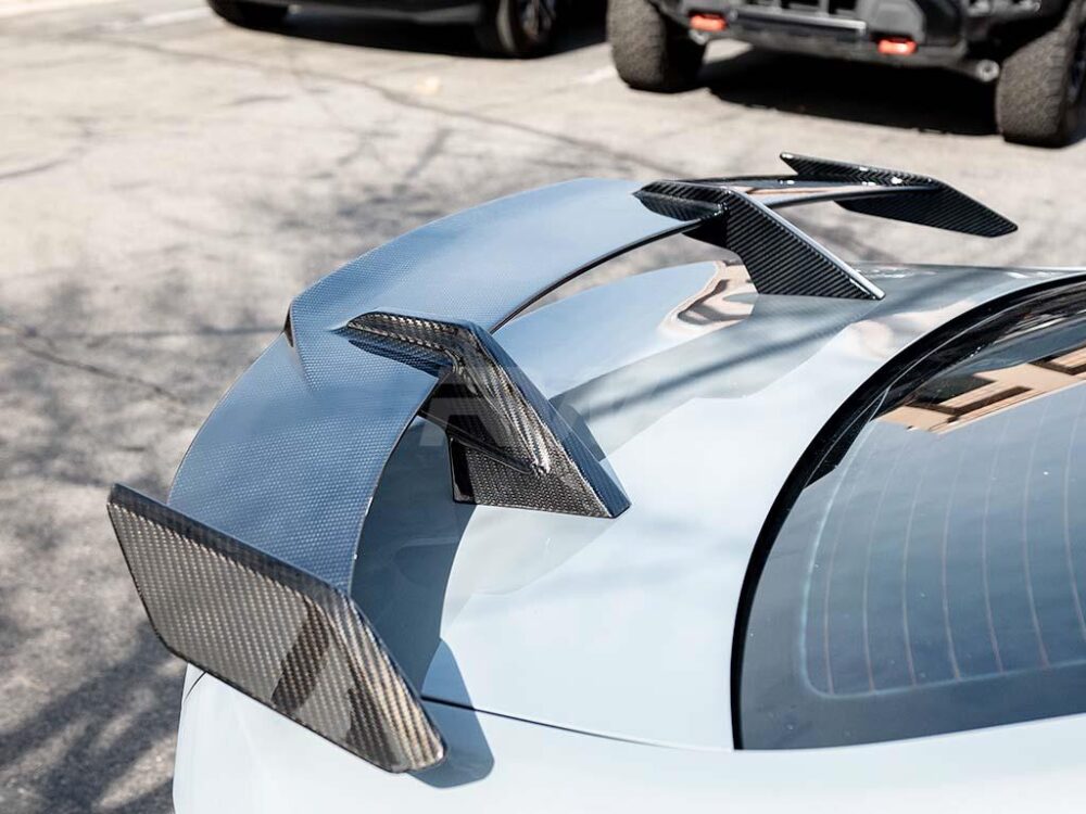 RW Carbon BMW M Style Carbon Fiber Rear Wing - Image 6