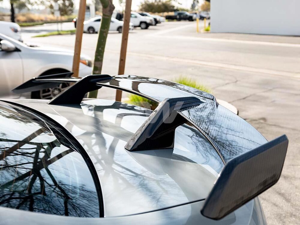 RW Carbon BMW M Style Carbon Fiber Rear Wing - Image 5