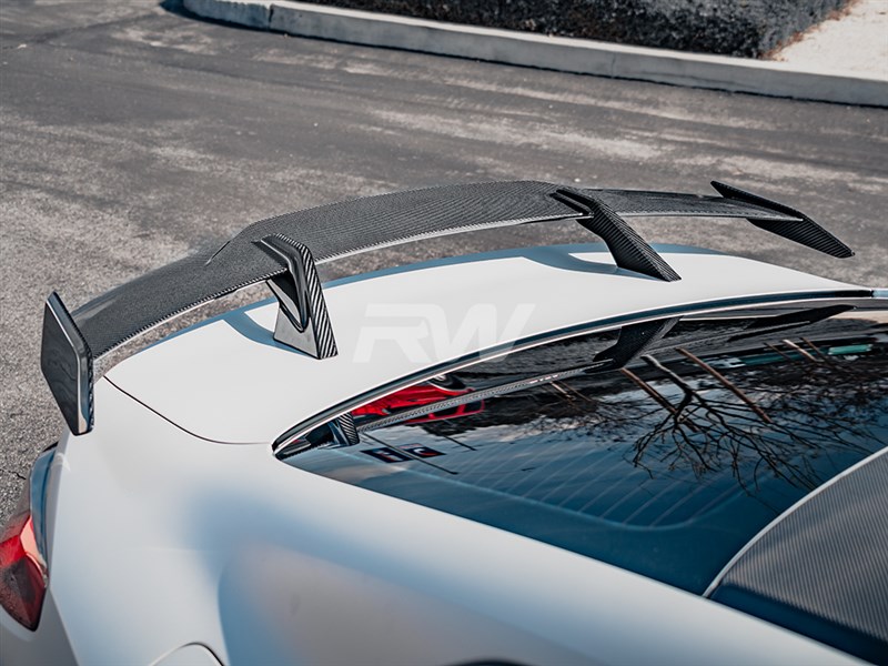 Alternative view of RW Carbon BMW M Style Carbon Fiber Rear Wing