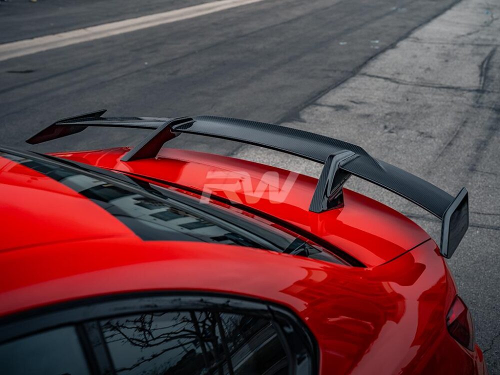 RW Carbon BMW M Style Carbon Fiber Rear Wing - Image 19
