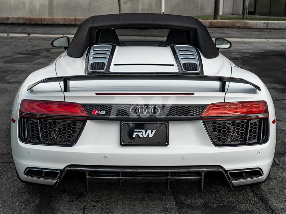 RW Carbon 2015-2018 Audi R8 8S Carbon Fiber Rear Diffuser - Image 7