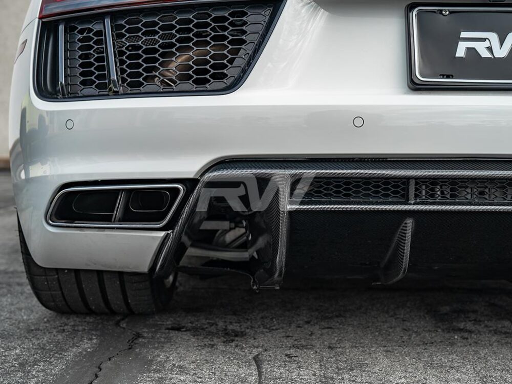 RW Carbon 2015-2018 Audi R8 8S Carbon Fiber Rear Diffuser - Image 8
