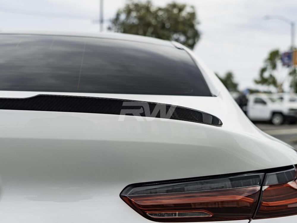 RW Carbon BMW G16 F93 Gran Coupe Carbon Fiber Trunk Spoiler - Image 3