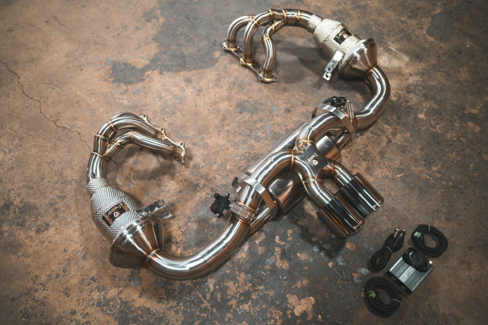 Valvetronic 2022 - 2023 Porsche 992 GT3RS Stainless Steel Valved Sport Exhaust System - Image 2