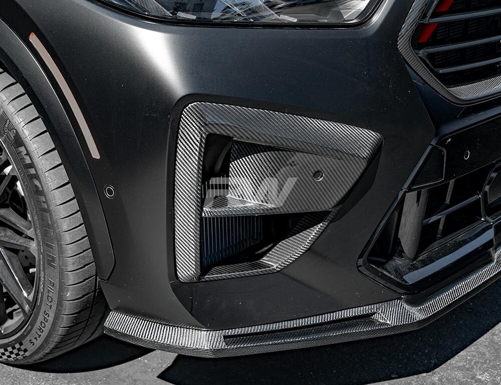 RW Carbon BMW F95 X5M F96 X6M LCI CF Front Trim Covers