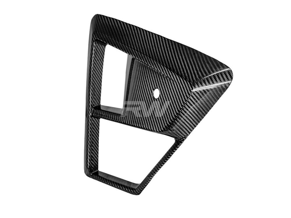 RW Carbon BMW F95 X5M F96 X6M LCI CF Front Trim Covers - Image 3