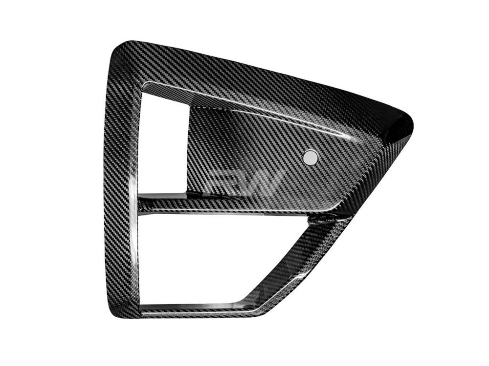 RW Carbon BMW F95 X5M F96 X6M LCI CF Front Trim Covers - Image 4