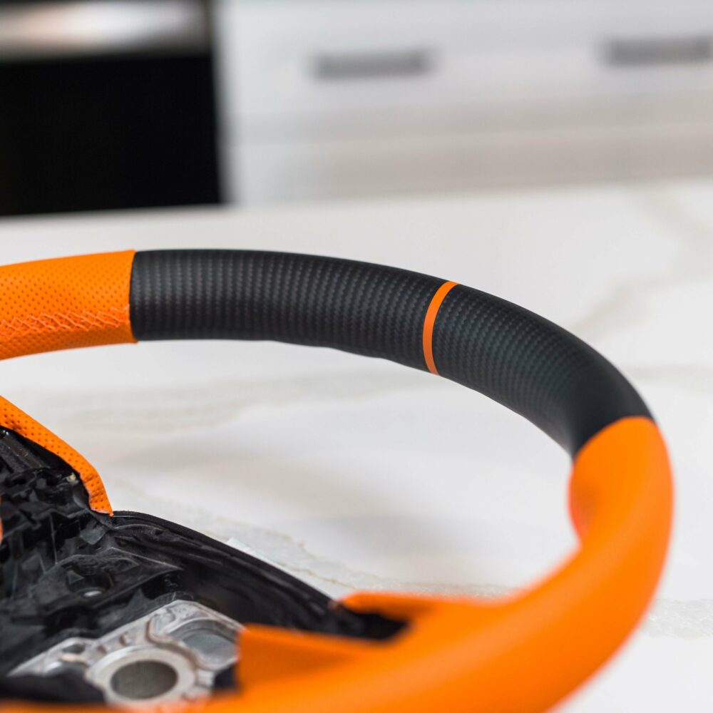 Technica AP 2019-2025 Lamborghini Urus Custom Carbon Fiber Steering Wheel - Image 3