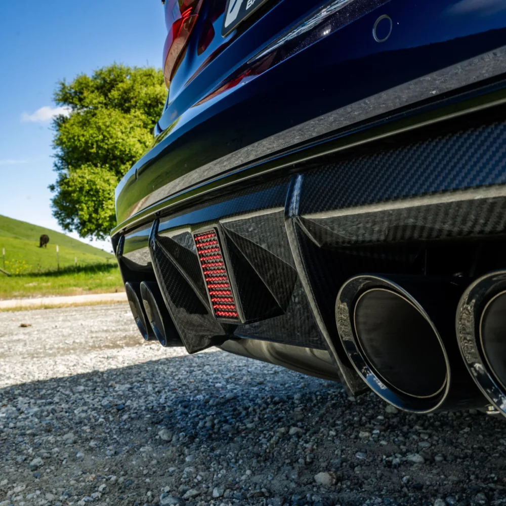 Bayoptiks 2021-2025 BMW G80 M3 / G82 M4 Carbon Fiber LED Rear Center Diffuser
