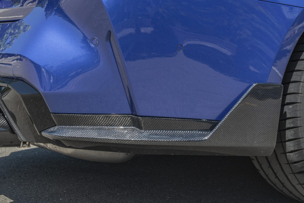 Technica AP 2021-2025 BMW G82 G83 Carbon Fiber M-Performance Rear Apron Lip Splitter - Image 6