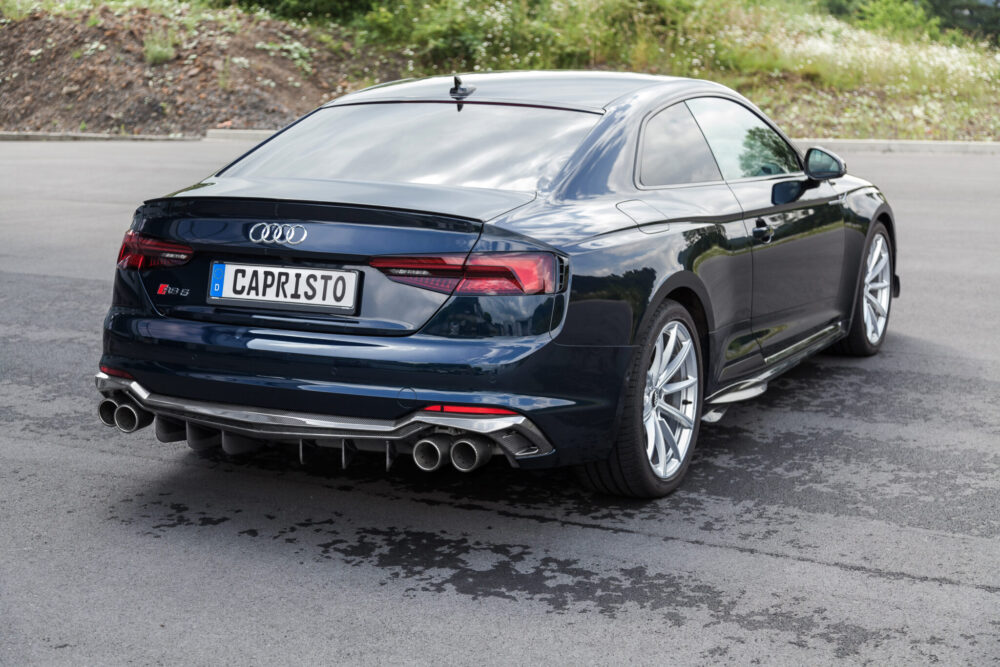 Capristo 2017-2019 Audi RS5 (F5/Sportback) Carbon Fiber Rear Diffuser - Image 6