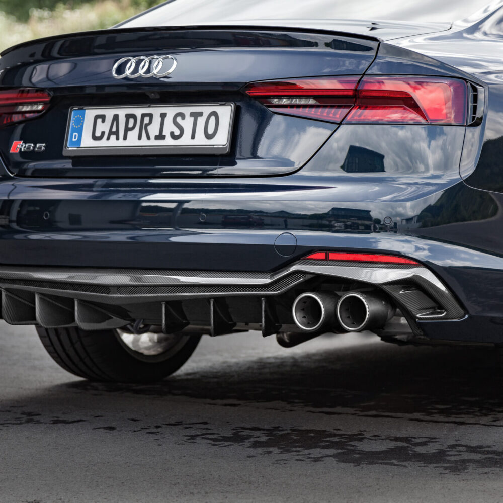 Capristo 2017-2019 Audi RS5 (F5/Sportback) Carbon Fiber Rear Diffuser