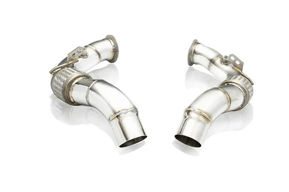 Fi 2011-2017 BMW F10 M5 Catless Downpipe With Ceramic Coating (Gold)