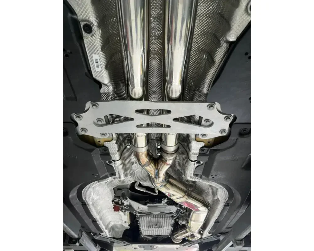 Fi 2021-2025 BMW G80 M3 / G82 M4 Single Front-Mid Pipe (Retains OEM Muffler) Exhaust - Image 2