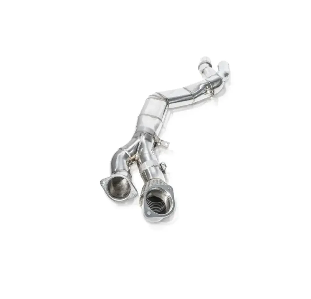 Fi 2021-2025 BMW G80 M3 / G82 M4 Single Front-Mid Pipe (Retains OEM Muffler) Exhaust