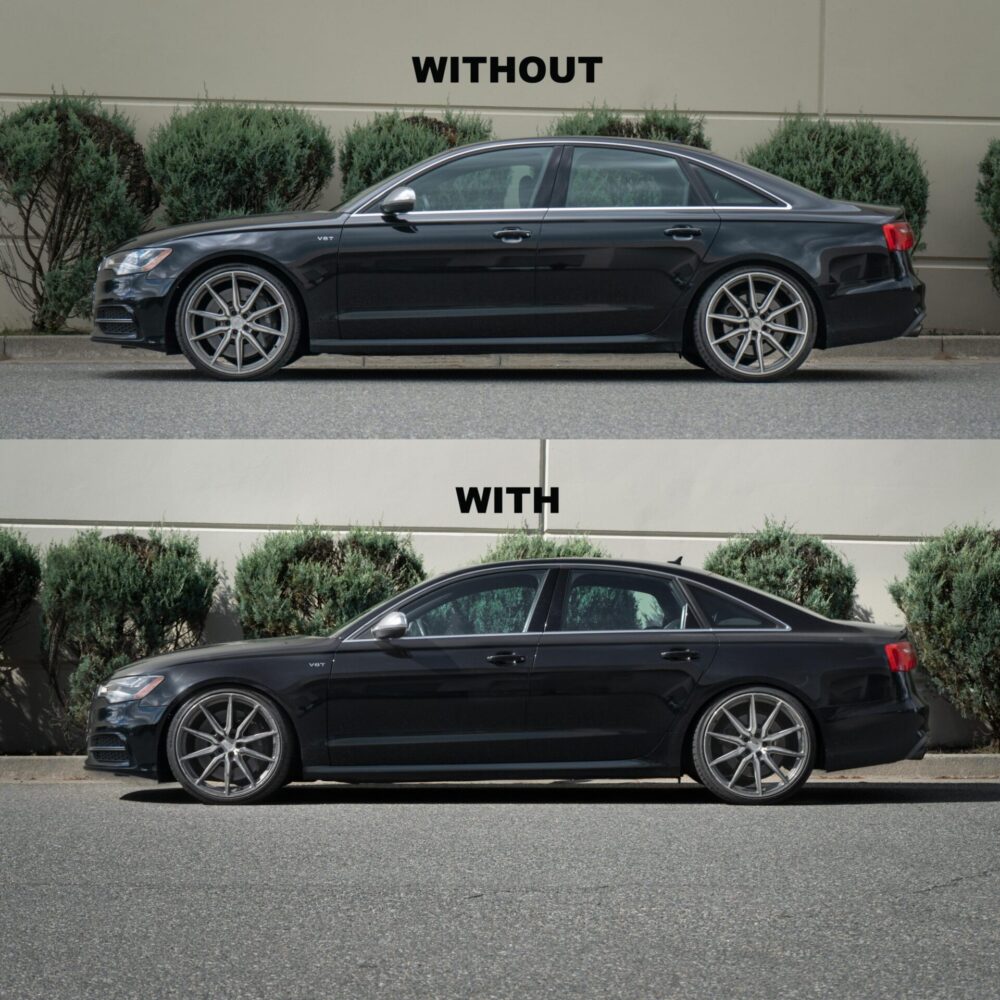 Alternative view of CTS Turbo Adjustable Lowering Links AUDI C7/D4 A6/A7/S6/S7/S8 and with Air Suspension