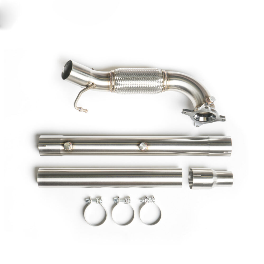 CTS Turbo Audi/VW 2.0T FWD Exhaust Race Downpipe (MK5, MK6, 8P A3, 8J TT) - Image 2