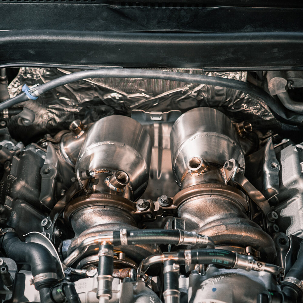 CTS Turbo BMW F90 M5/M5C & BMW G15/G16 M8/M8C High-Flow Cats Downpipe Set - Image 2