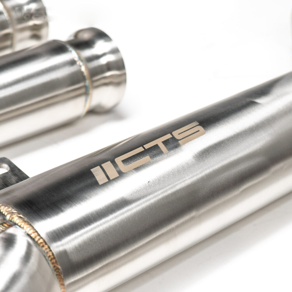 Alternative view of CTS Turbo BMW S58 F97/F98 X3M/X4M Single Mid Pipe