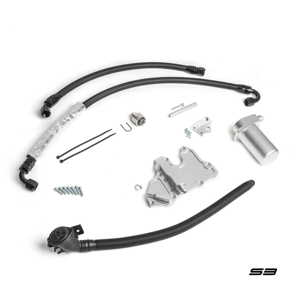 Alternative view of CTS Turbo MK7 Golf R / 8V S3 Catch Can Kit