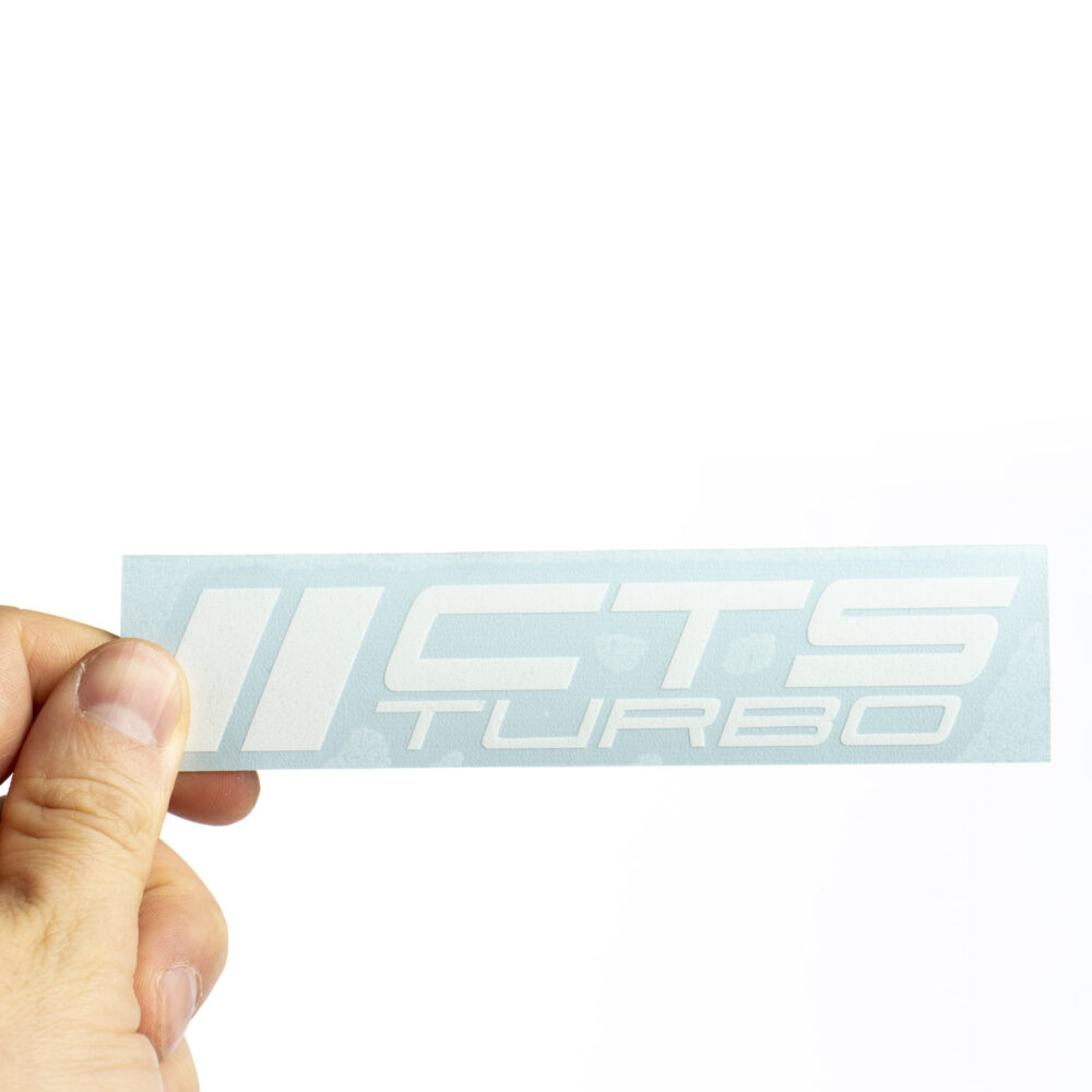 CTS Turbo OG Decal – White Sticker
