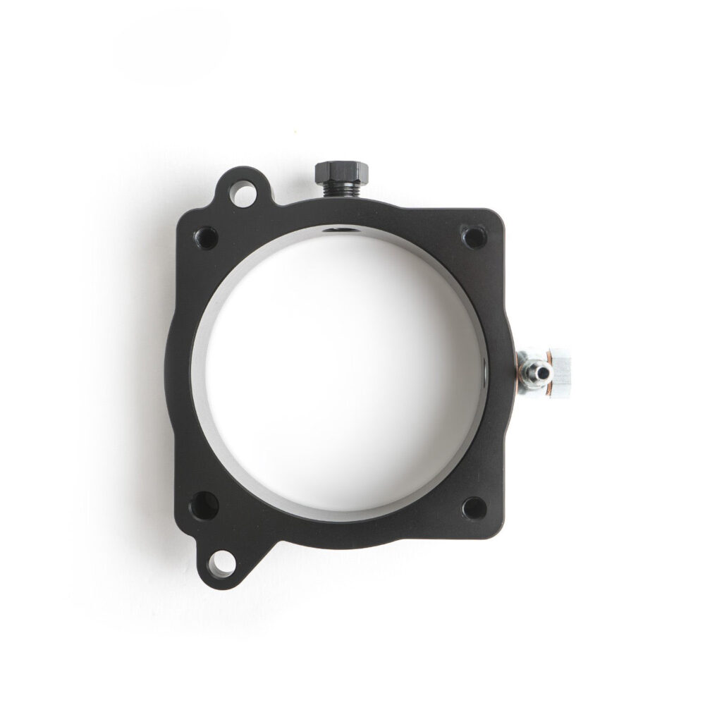 Alternative view of CTS Turbo RS3/TTRS (8V.2/8S) 2018+ Throttle Body Spacer with Boost Tap and Meth Injection Port
