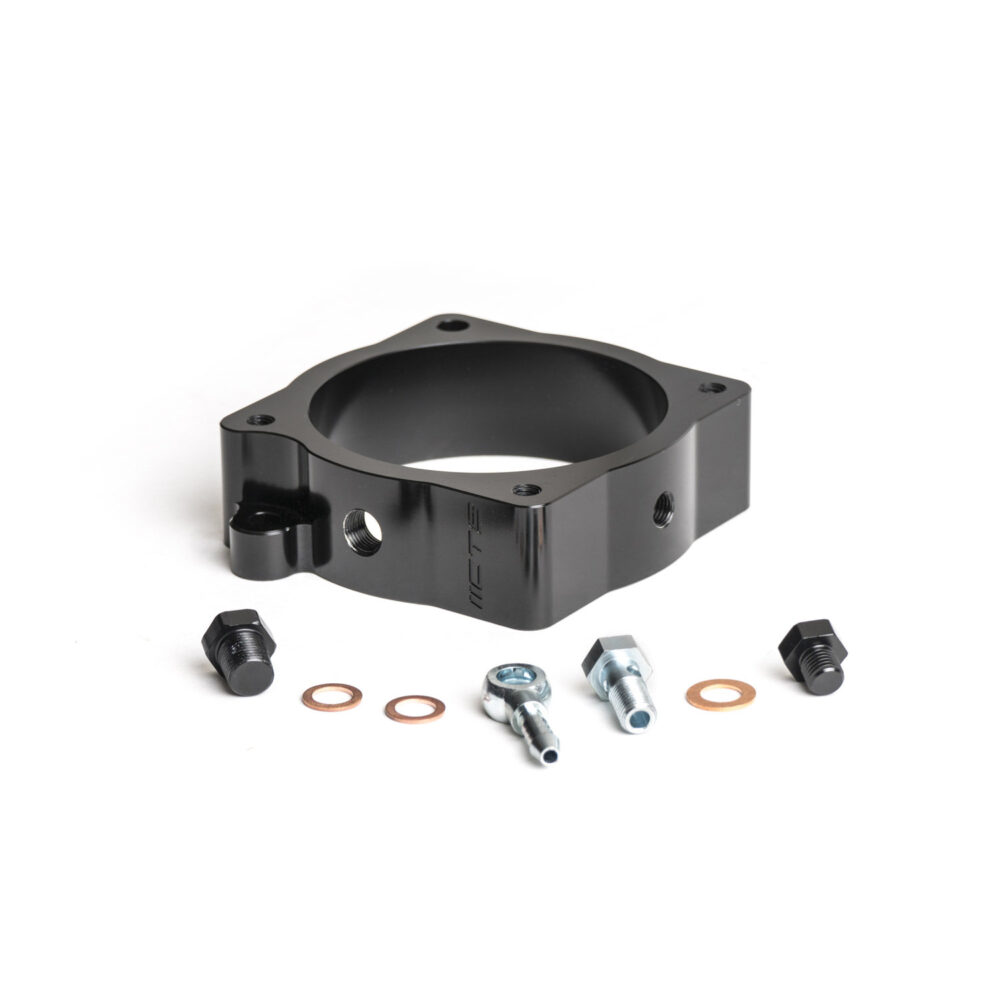 CTS Turbo RS3/TTRS (8V.2/8S) 2018+ Throttle Body Spacer with Boost Tap and Meth Injection Port - Image 3