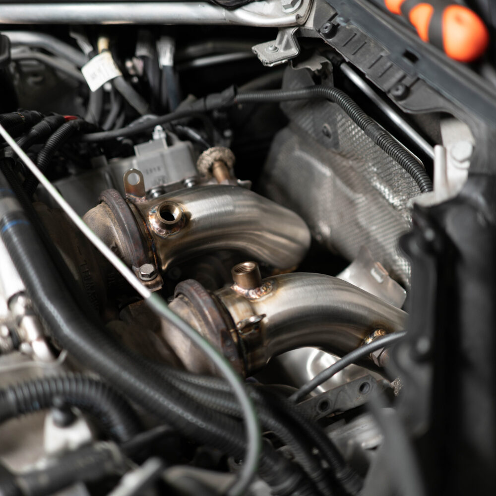 CTS Turbo Race Downpipe Set for BMW F85 X5M S63 & BMW F86 X6M S63 (2014-2019) - Image 4