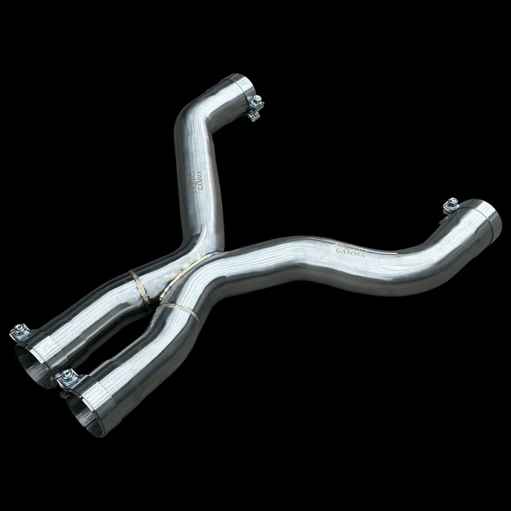 Alternative view of Project Gamma BMW F90 M5 X Pipe Resonator Delete