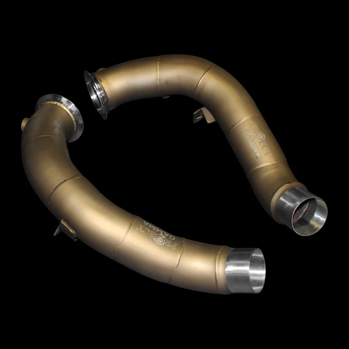 Alternative view of Project Gamma BMW M5 | M6 (F10/F12/F06) Downpipes