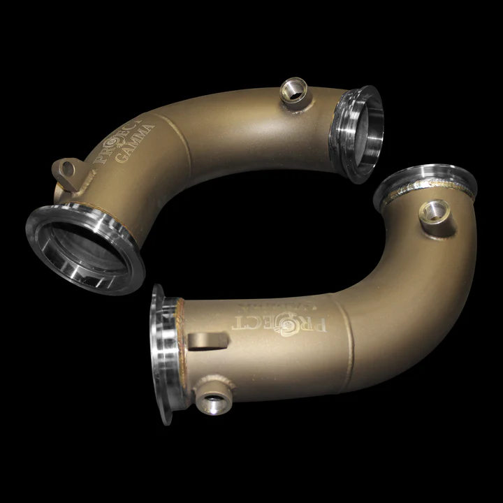 Alternative view of Project Gamma BMW M5 | M8 (F90/F91/F92/F93) Primary Downpipes
