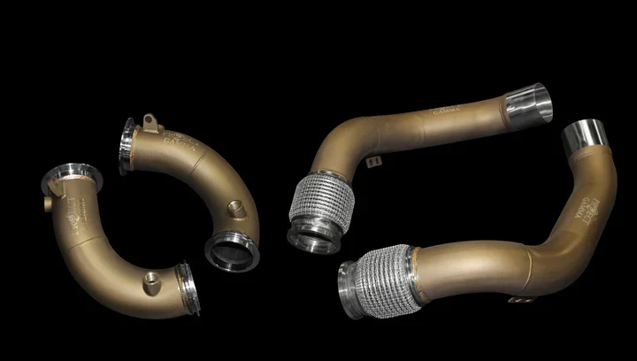 Project Gamma BMW M5 | M8 Primary + Secondary Downpipes and Bootmod 3 | FEMTO Package