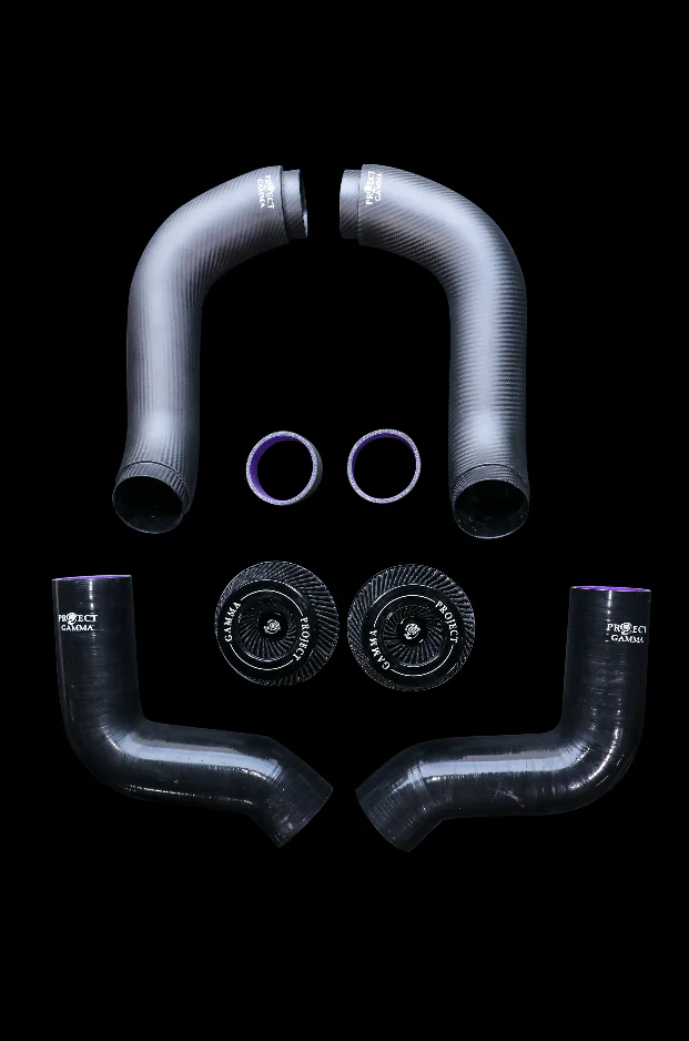 Alternative view of Project Gamma BMW M8 | M5 (F90/F91/F92/F93) Carbon Fiber Intakes and Filters