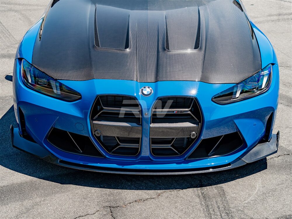 RW Carbon BMW G8X M3/M4 CS Style Carbon Fiber Front Lip - Image 2