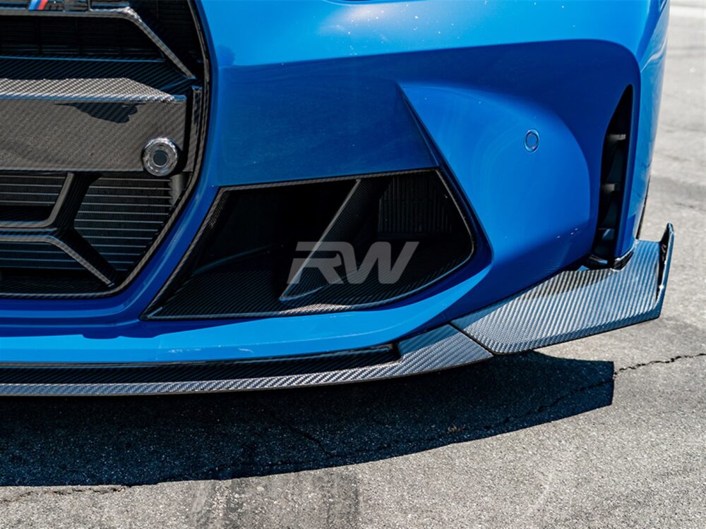 RW Carbon BMW G8X M3/M4 CS Style Carbon Fiber Front Lip - Image 3