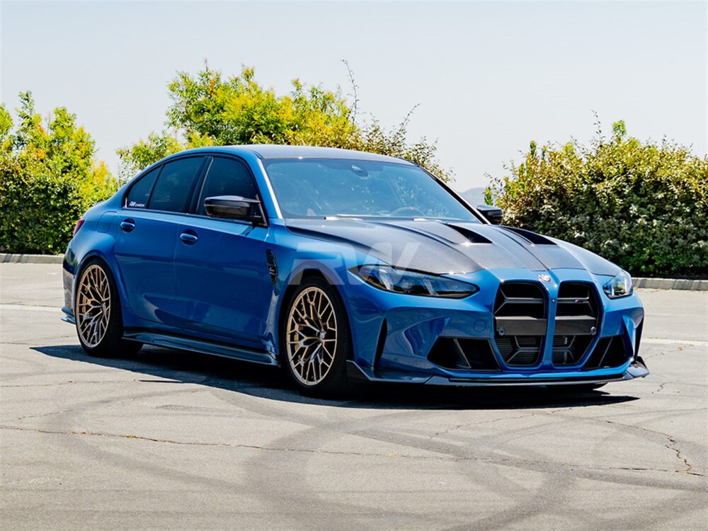 RW Carbon BMW G8X M3/M4 CS Style Carbon Fiber Front Lip - Image 5