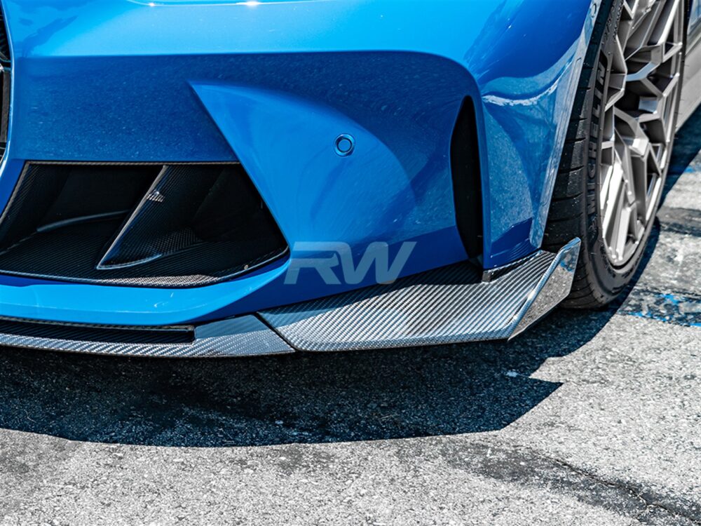 RW Carbon BMW G8X M3/M4 CS Style Carbon Fiber Front Lip - Image 6