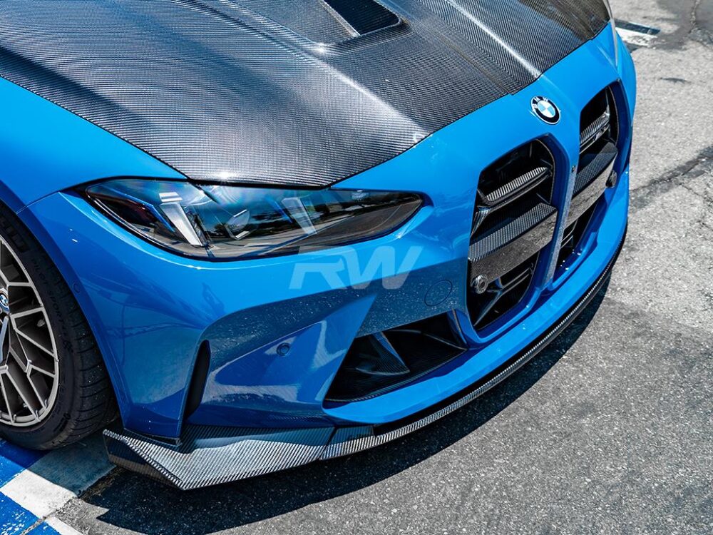 RW Carbon BMW G8X M3/M4 CS Style Carbon Fiber Front Lip - Image 7