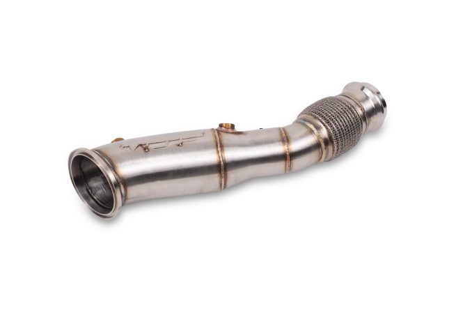 Alternative view of VRSF Racing Downpipes B46 2016 – 2021 BMW 120i, 220i, 230i, 320i, 330e, 330i, 420i, 430i, 630i, 730i & xDrive G & F Chassis
