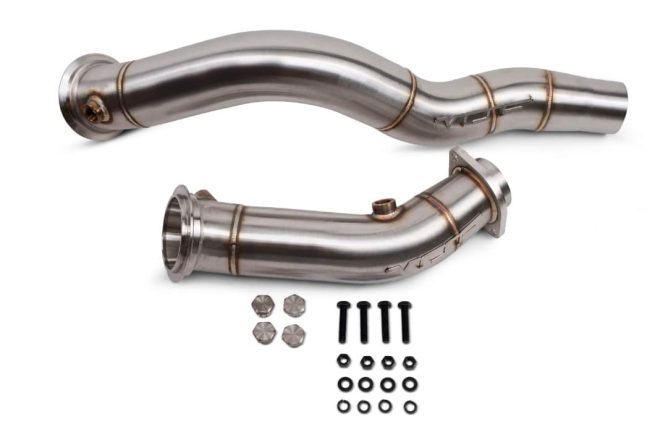 Alternative view of VRSF Racing Downpipes S55 2015 – 2019 BMW M3, M4 & M2 Competition F80 F82 F87