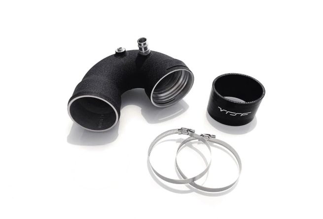 Alternative view of VRSF Upgraded Cold Side J Pipe Charge Pipe 15 – 19 BMW M3, M4 & M2 Competition F80 F82 F87 S55