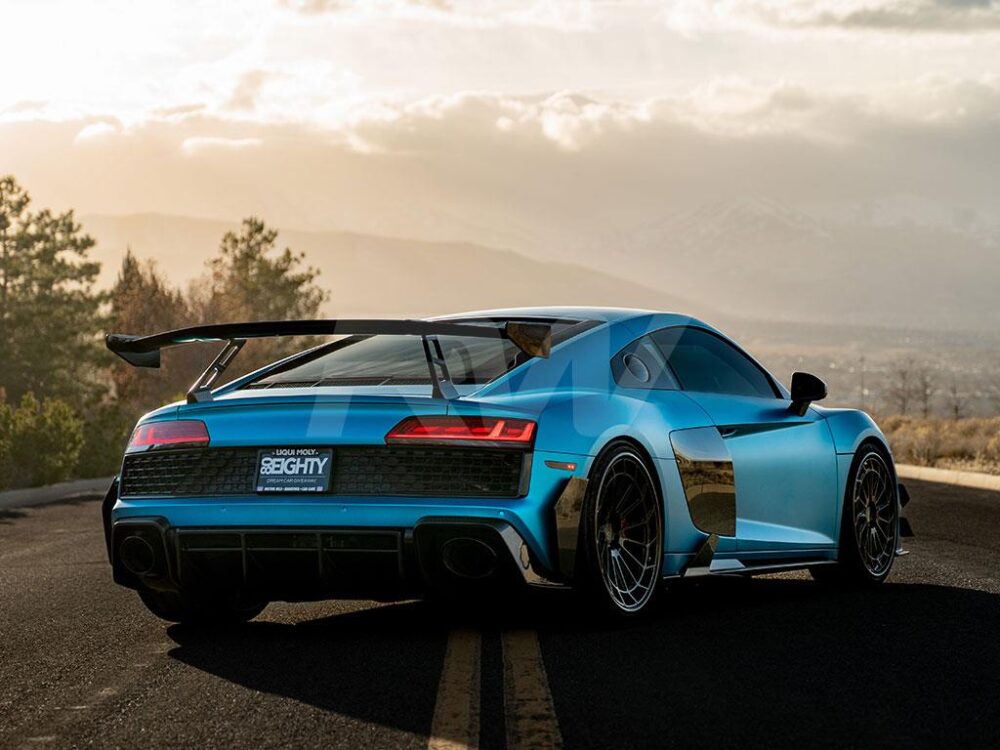 RW Carbon Audi R8 4S Facelift Carbon Fiber Rear Diffuser 2019+ - Image 2