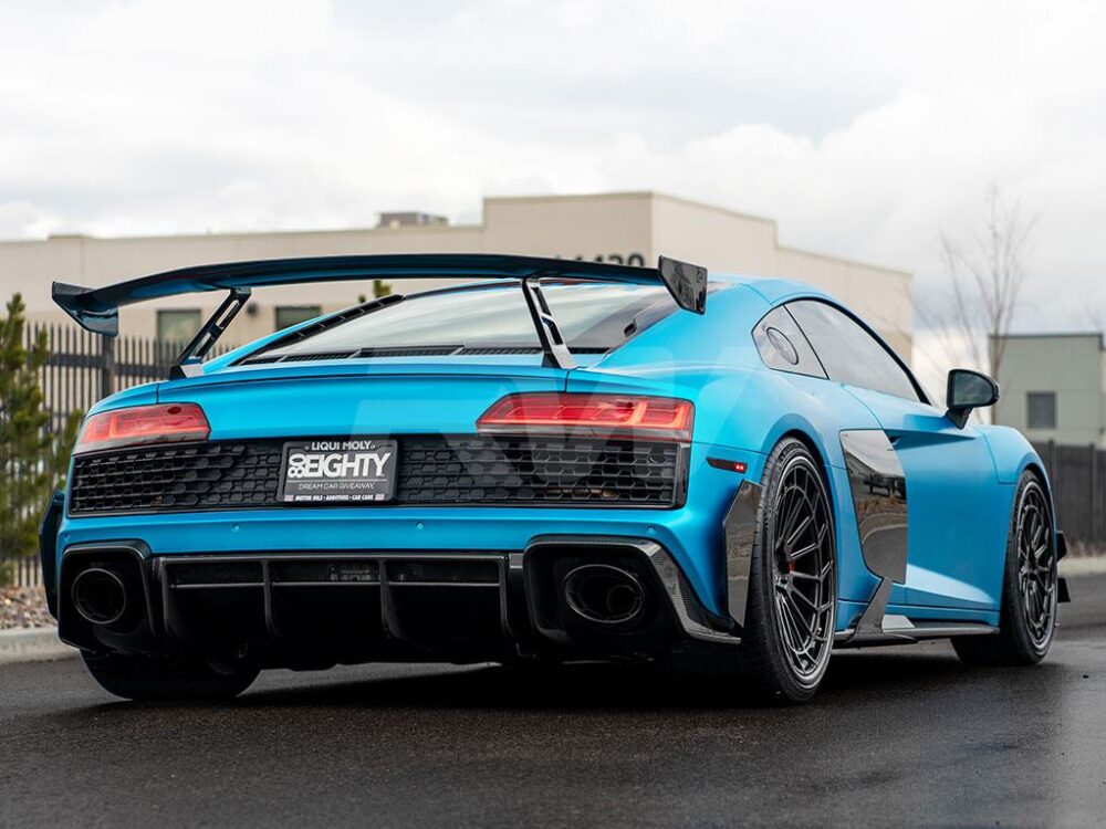RW Carbon Audi R8 4S Facelift Carbon Fiber Rear Diffuser 2019+ - Image 3