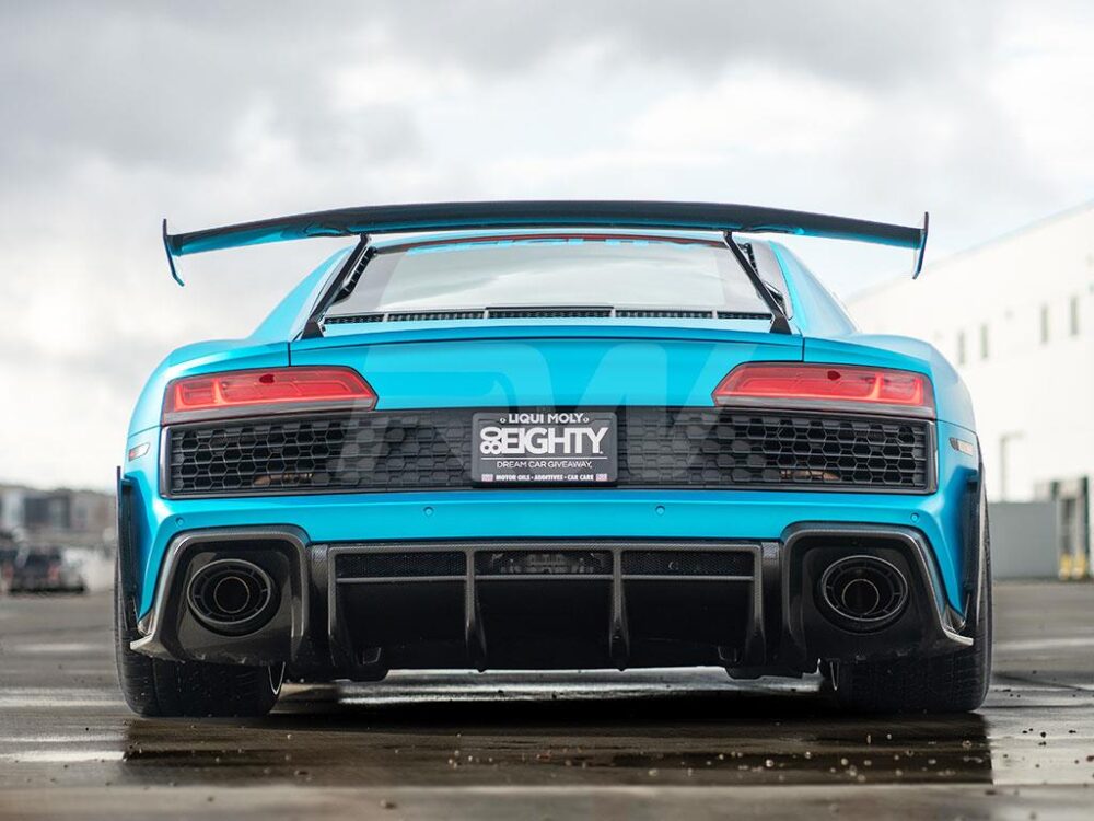 RW Carbon Audi R8 4S Facelift Carbon Fiber Rear Diffuser 2019+ - Image 4