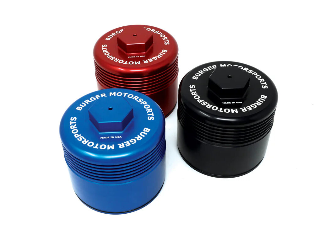 BMS Billet Oil Filter Cover for Subaru WRX, Legacy, & BRZ