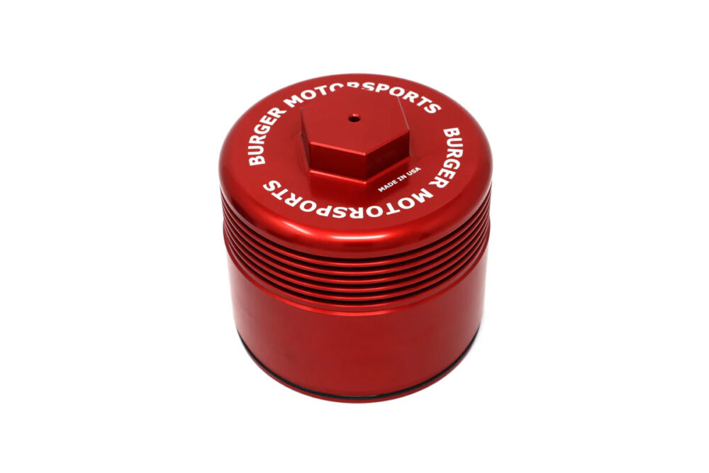 BMS Billet Oil Filter Cover for Subaru WRX, Legacy, & BRZ - Image 2